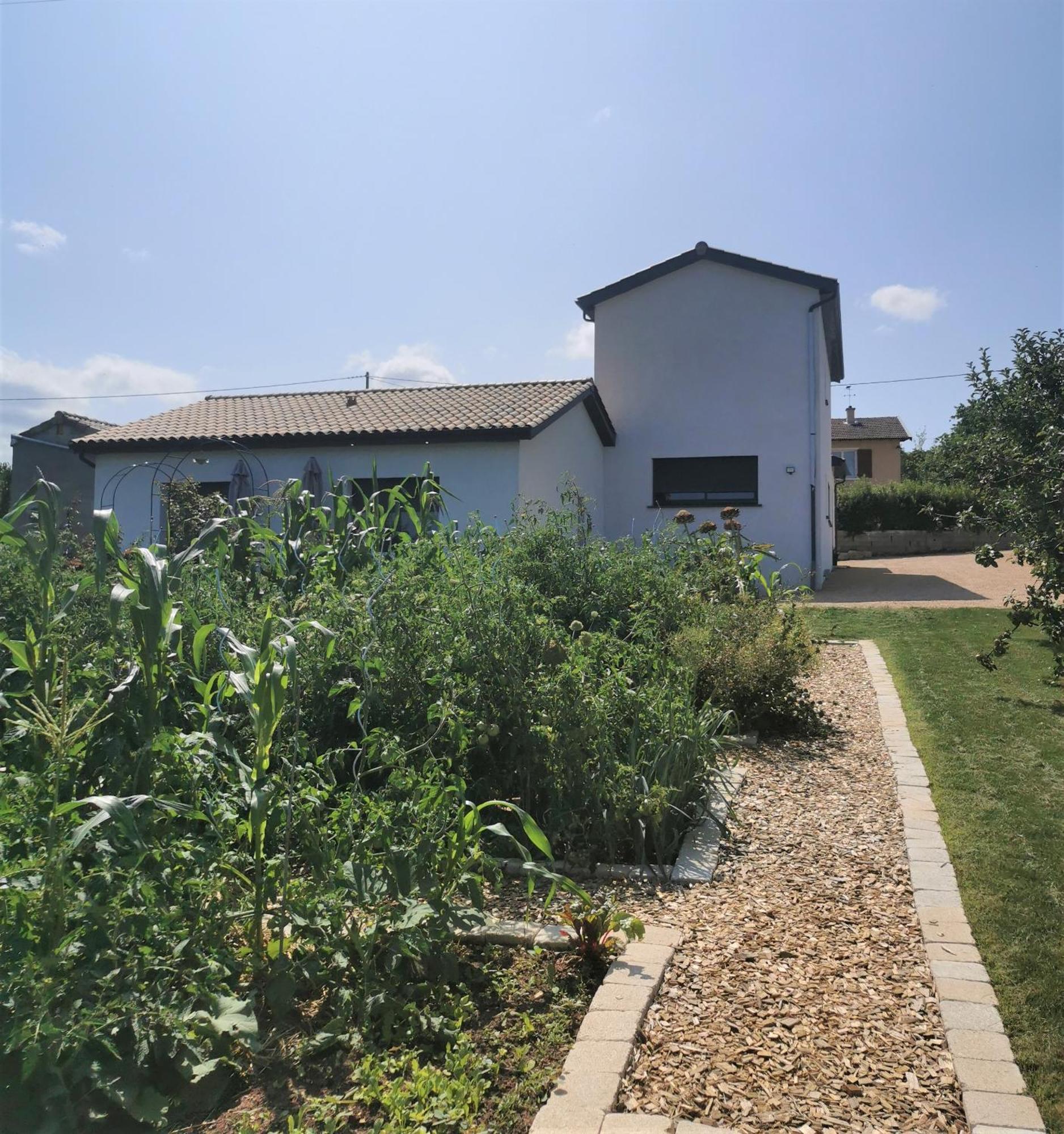 Bed and Breakfast Au Jardin Des Deux Roches Prissé Exterior foto